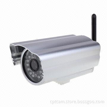 Waterproof IP Camera, MJPEG, Wireless, CMOS Sensor, 300-pixel, IR Vision, Supports 32GB SD Card